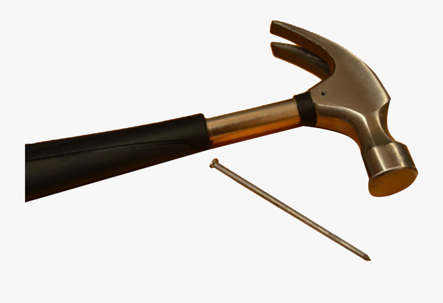 Transparent Hammer Clipart Png - Hammer And Nails Png, Transparent Clipart