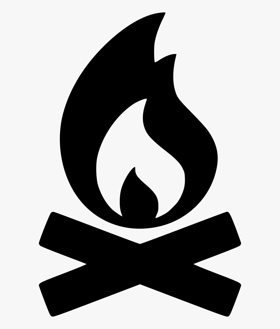 Campfire Fire Svg Png Icon Free Download - Portable Network Graphics, Transparent Clipart