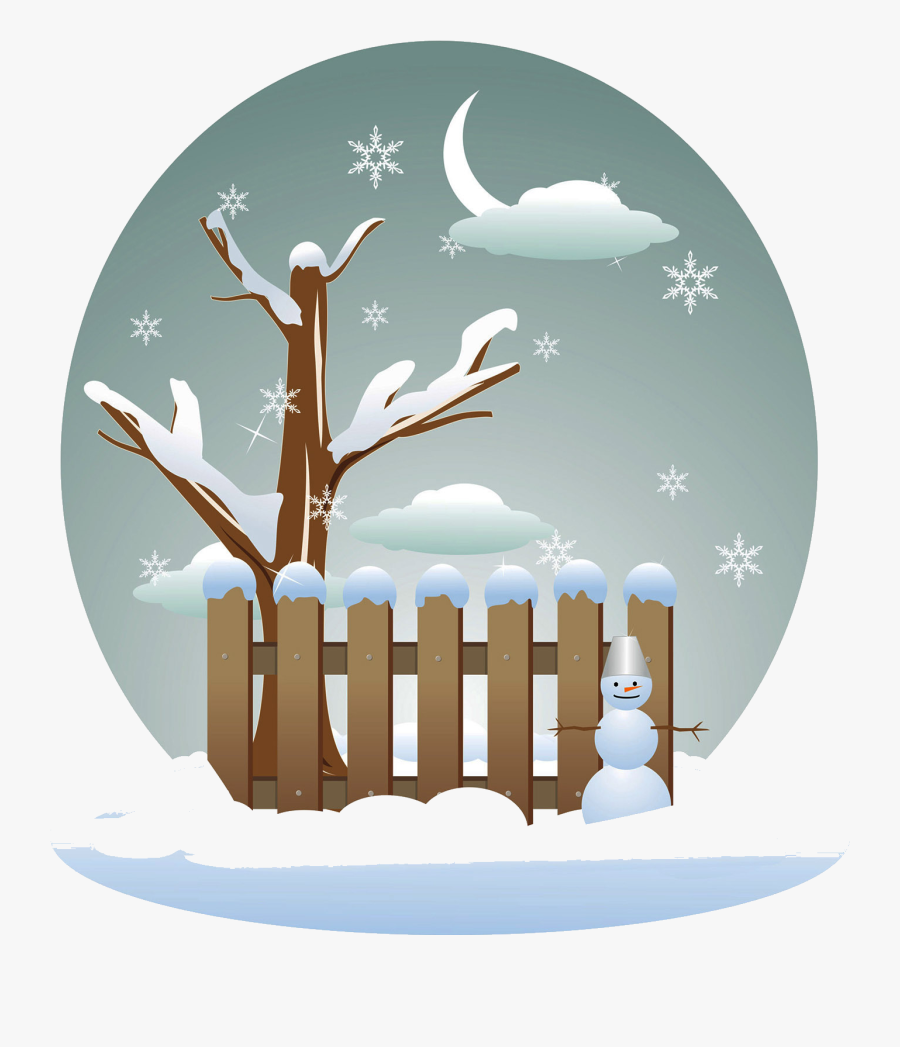 Winter February Clipart Cute Borders Vectors Animated - Começa E Termina O Inverno, Transparent Clipart
