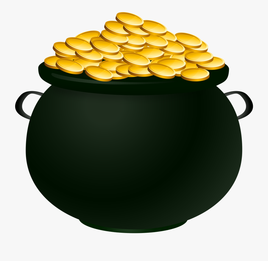 Pot Of Gold, Transparent Clipart