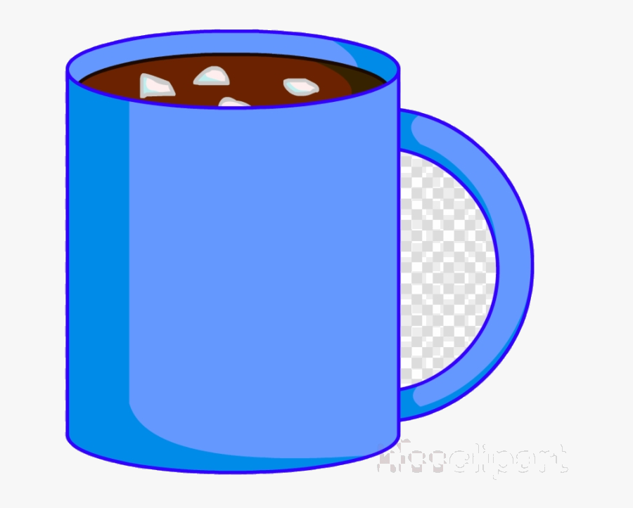 Hot Chocolate Bfdi Cocoa Clipart Milk Golf Ball Image - Hot Chocolate Clipart Blue, Transparent Clipart