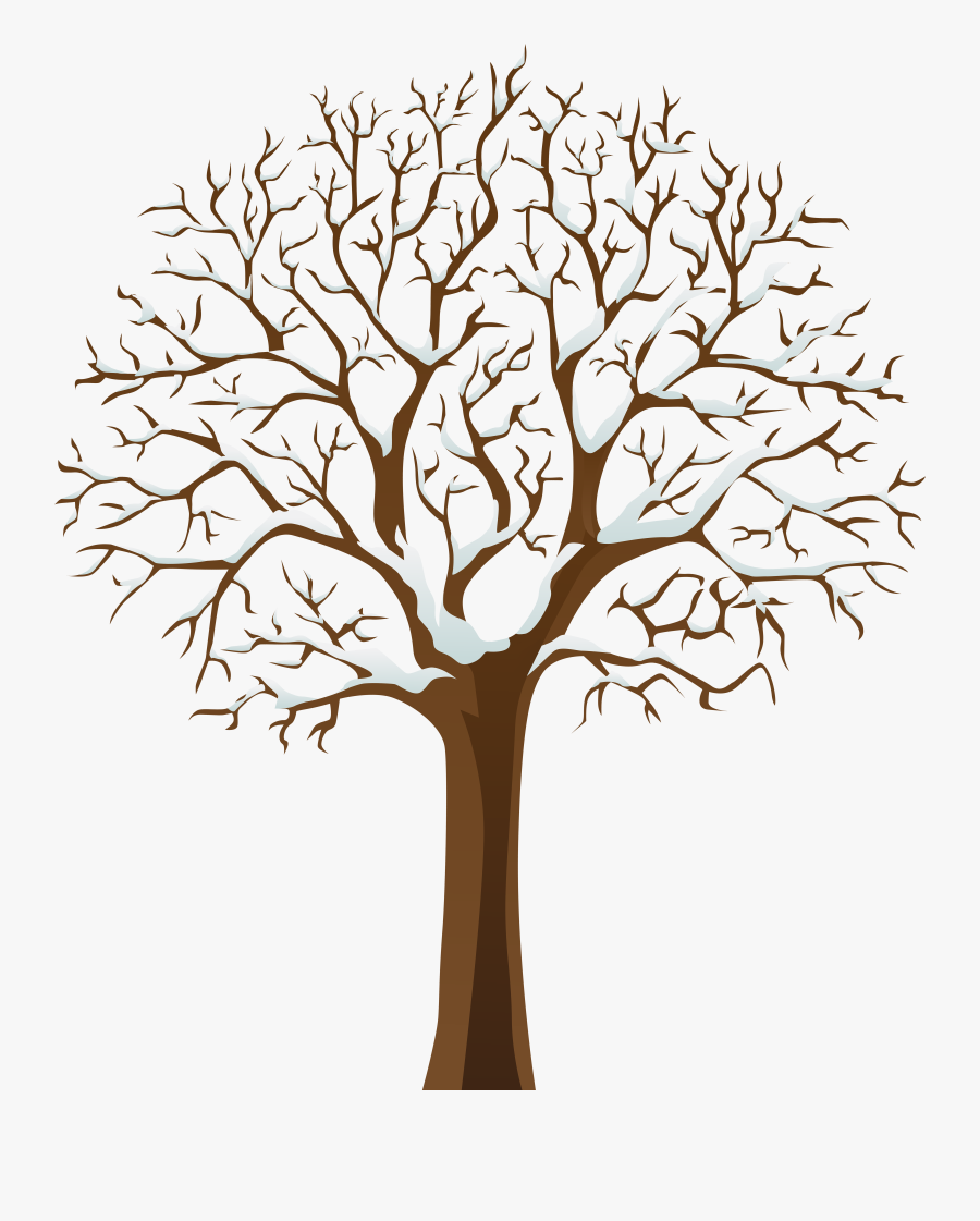 Tree Winter Clip Art, Transparent Clipart