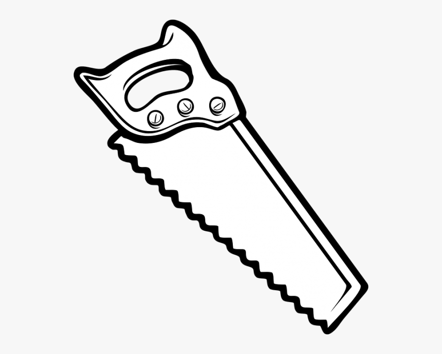 Gallery For Hammer Saw Clipart - Saw Clipart Black And White, Transparent Clipart