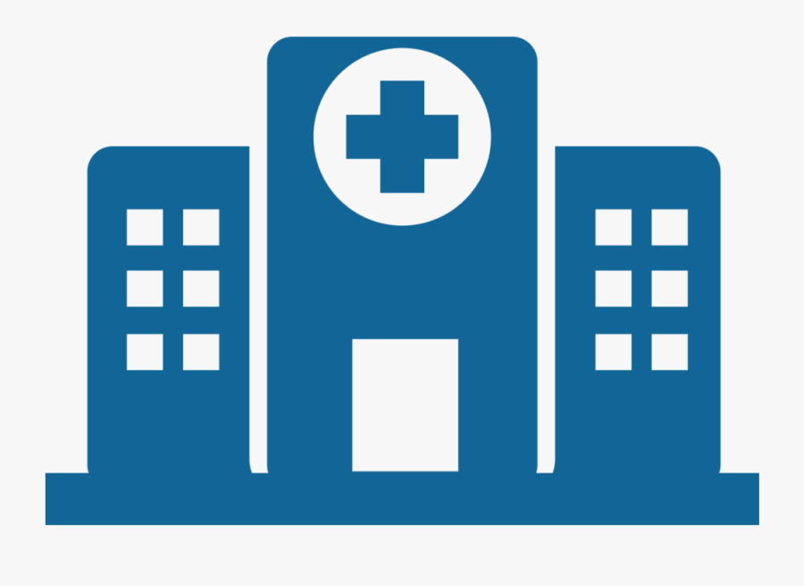 Hospital Clipart Black - Hospital Building, Transparent Clipart