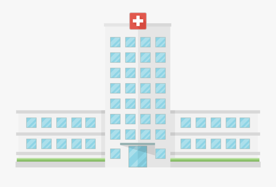 Hospital Free To Use Clipart - Hospital Building Background Hospital, Transparent Clipart