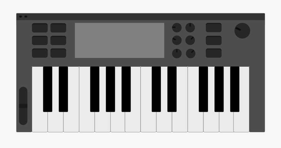 Musical Keyboard, Transparent Clipart