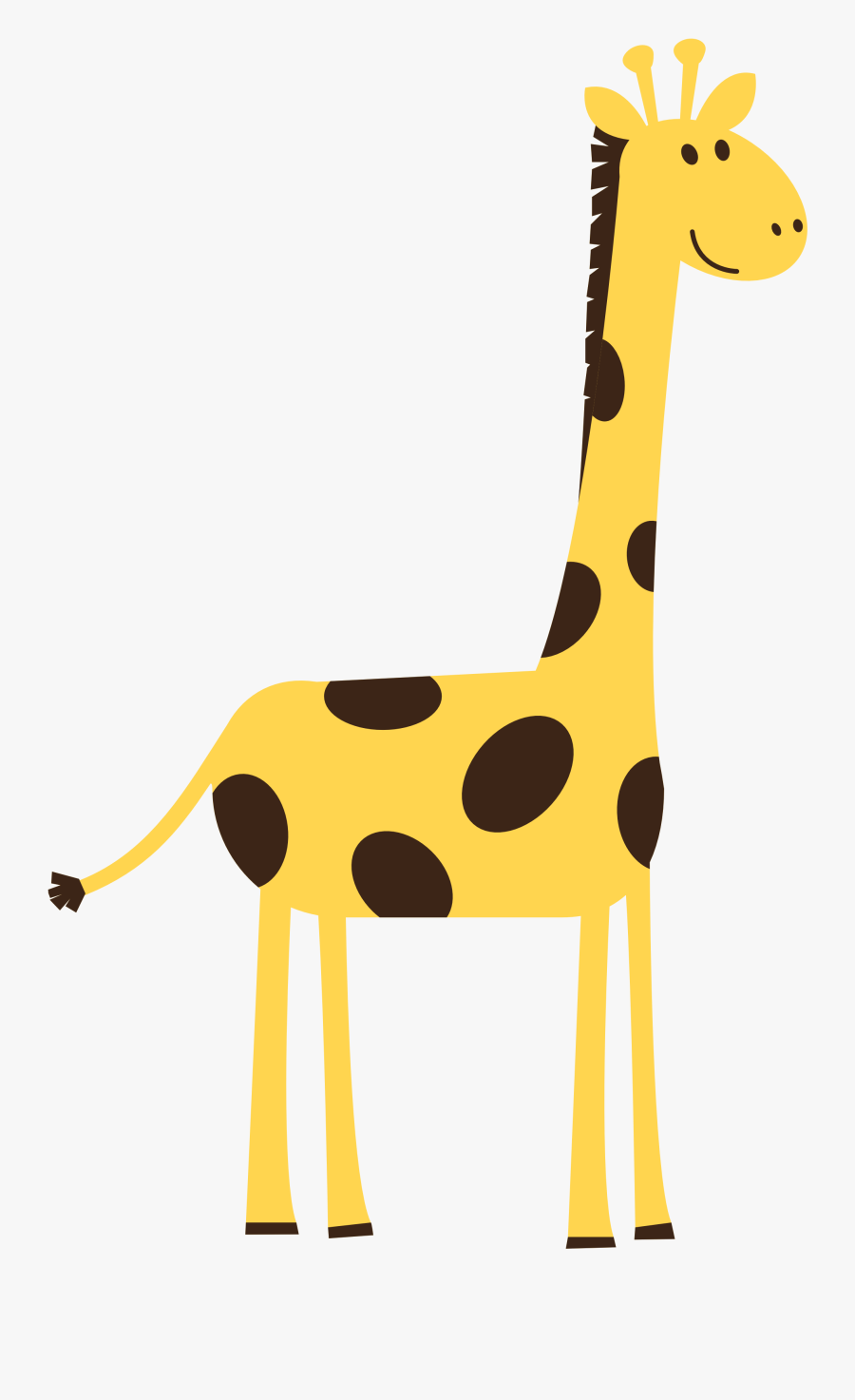 Vector Clipart Giraffe - Giraffe Clipart, Transparent Clipart