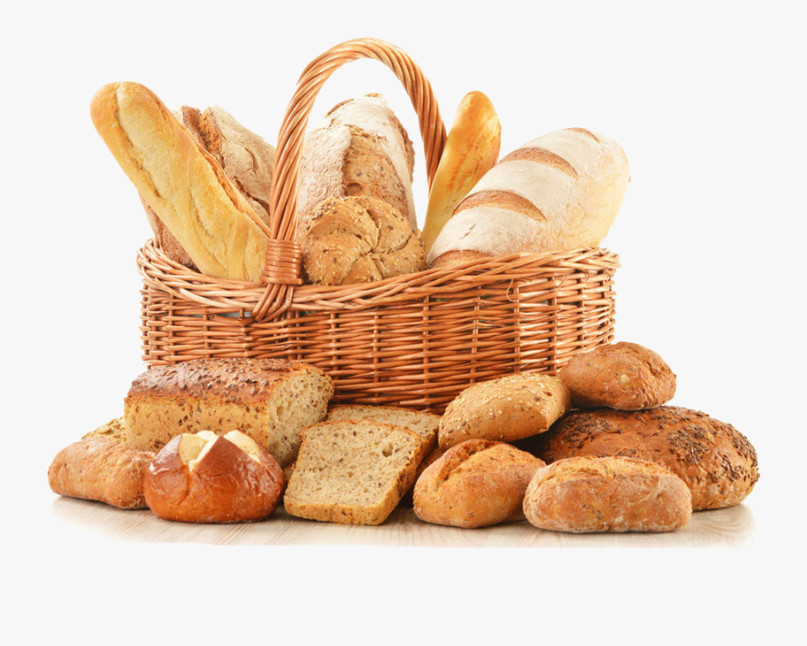 Basket Bakery Bread Breakfast Breadbasket Download - Bread From Baal Shalisha, Transparent Clipart