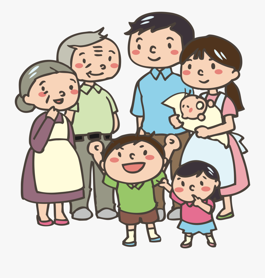 Family Barbeque - Nuclear Family Clip Art, Transparent Clipart