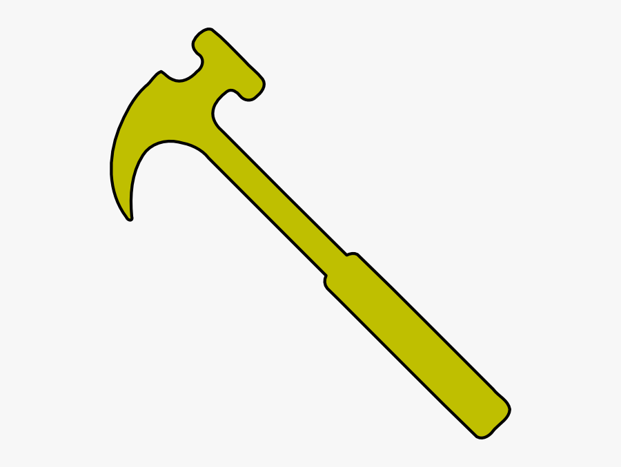 Transparent Hammer Clip Art - Gold Hammer Clip Art, Transparent Clipart