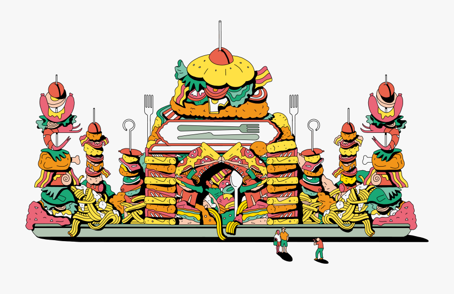 Clip Art Buffet Table Clipart - Buffet Clipart, Transparent Clipart