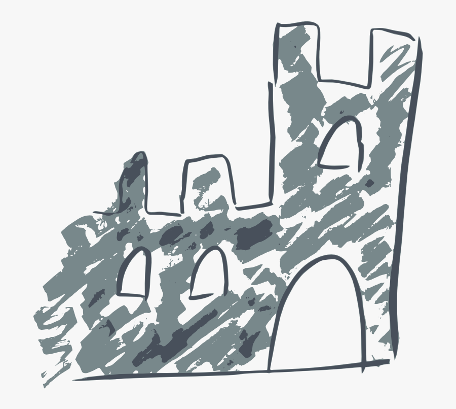 Transparent Castle Clipart Black And White - Arch, Transparent Clipart