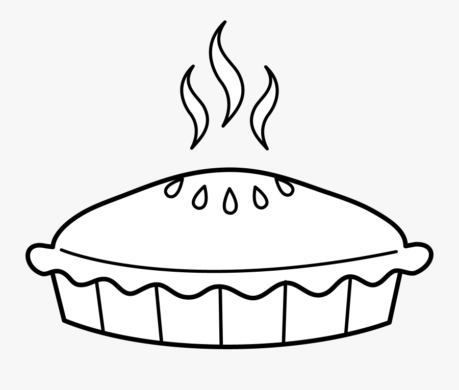 Piece Of Free Download - Apple Pie Clipart Black And White, Transparent Clipart
