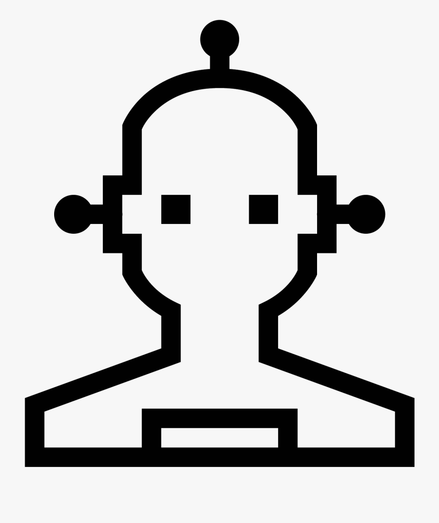 Robotic Icon - Transparent Background Robot Icon, Transparent Clipart