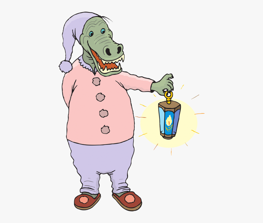Alligator Cap Santa - Cartoon, Transparent Clipart