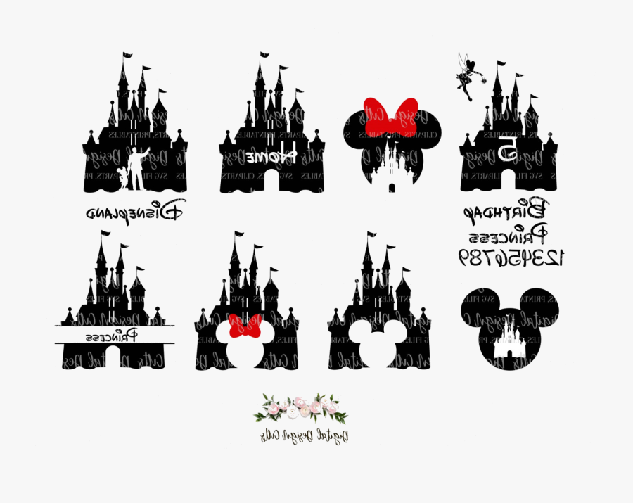 Disney Castle Clipart Transparent Png - Without Text, Transparent Clipart