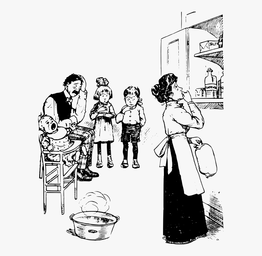 Sad Family - Clipart Family Sad, Transparent Clipart