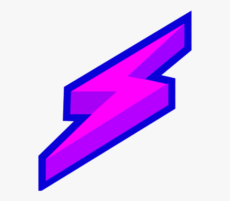 Lightning Bolt Find And Best Transparent Clipart Png - Purple Lightning Bolt, Transparent Clipart