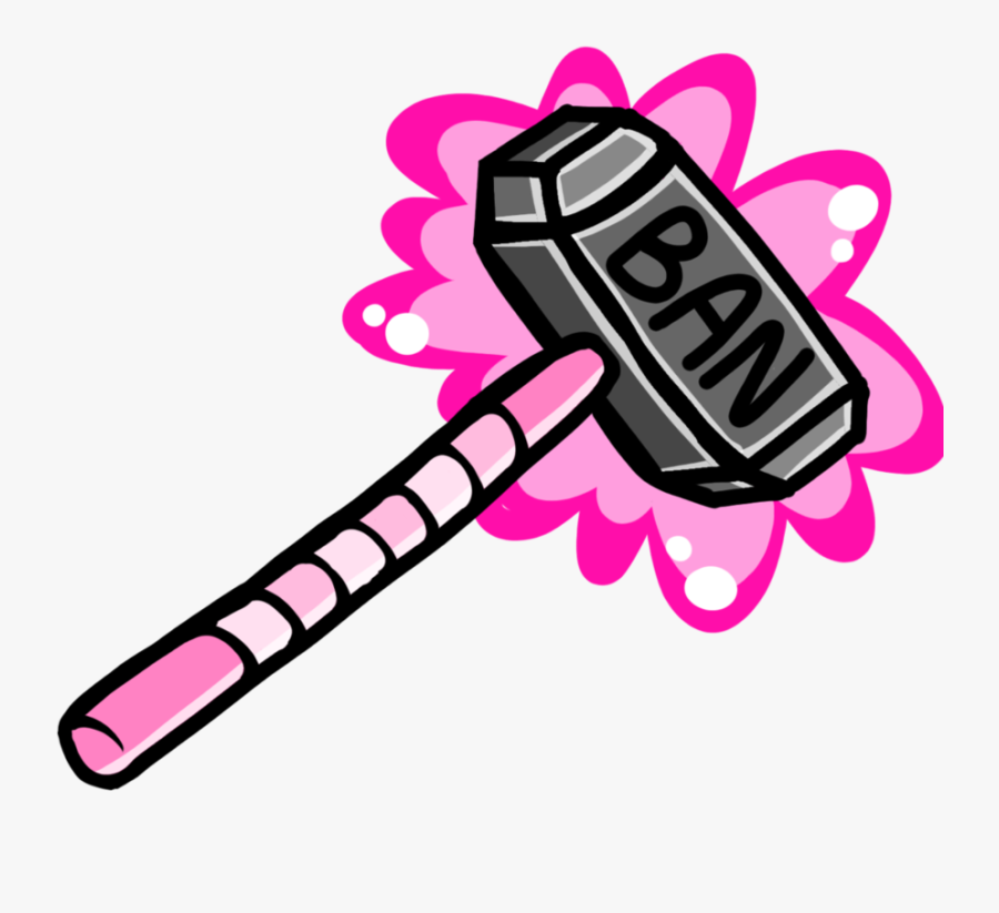 Banned Hammer Png Clipart Free Library Ban Hammer Png Free