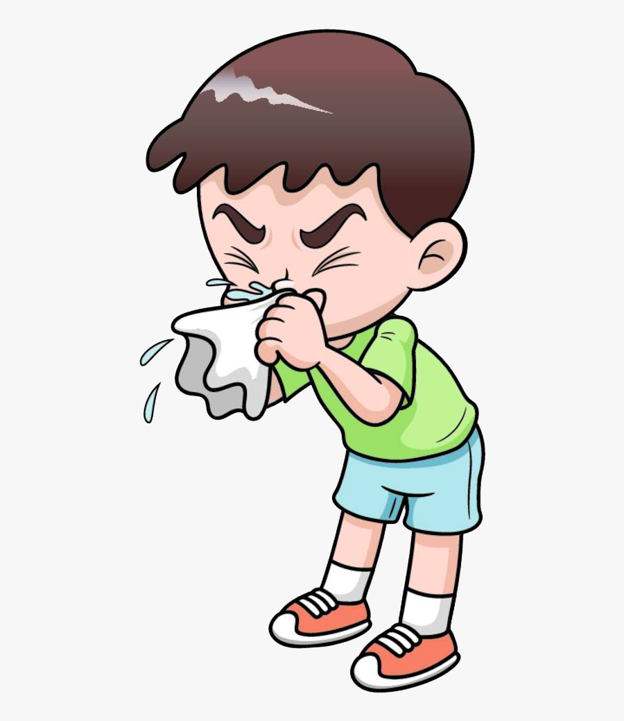 Transparent Cartoon Nose Png - Sneezing Clipart , Free Transparent Clipart  - ClipartKey