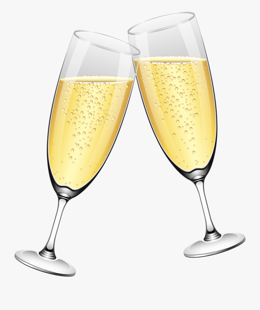 Wedding Champagne Glasses Png Clip Art, Transparent Clipart