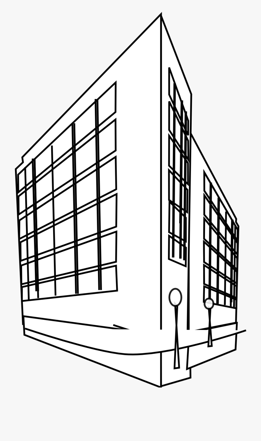 Building Clipart Black And White - Prime Minister Office Uae, Transparent Clipart