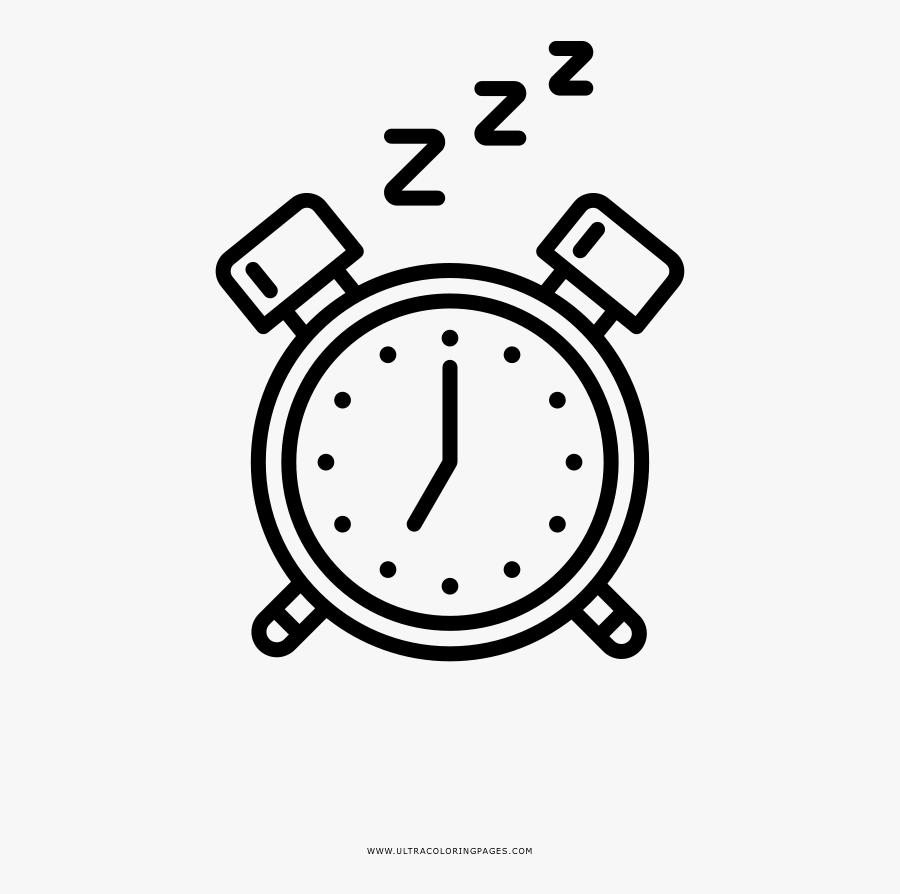 Download Alarm Clock Coloring Page - Analog Clock Flash Swf Files , Free Transparent Clipart - ClipartKey