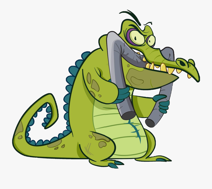 Cranky The Alligator - Where's My Water Crocodile, Transparent Clipart