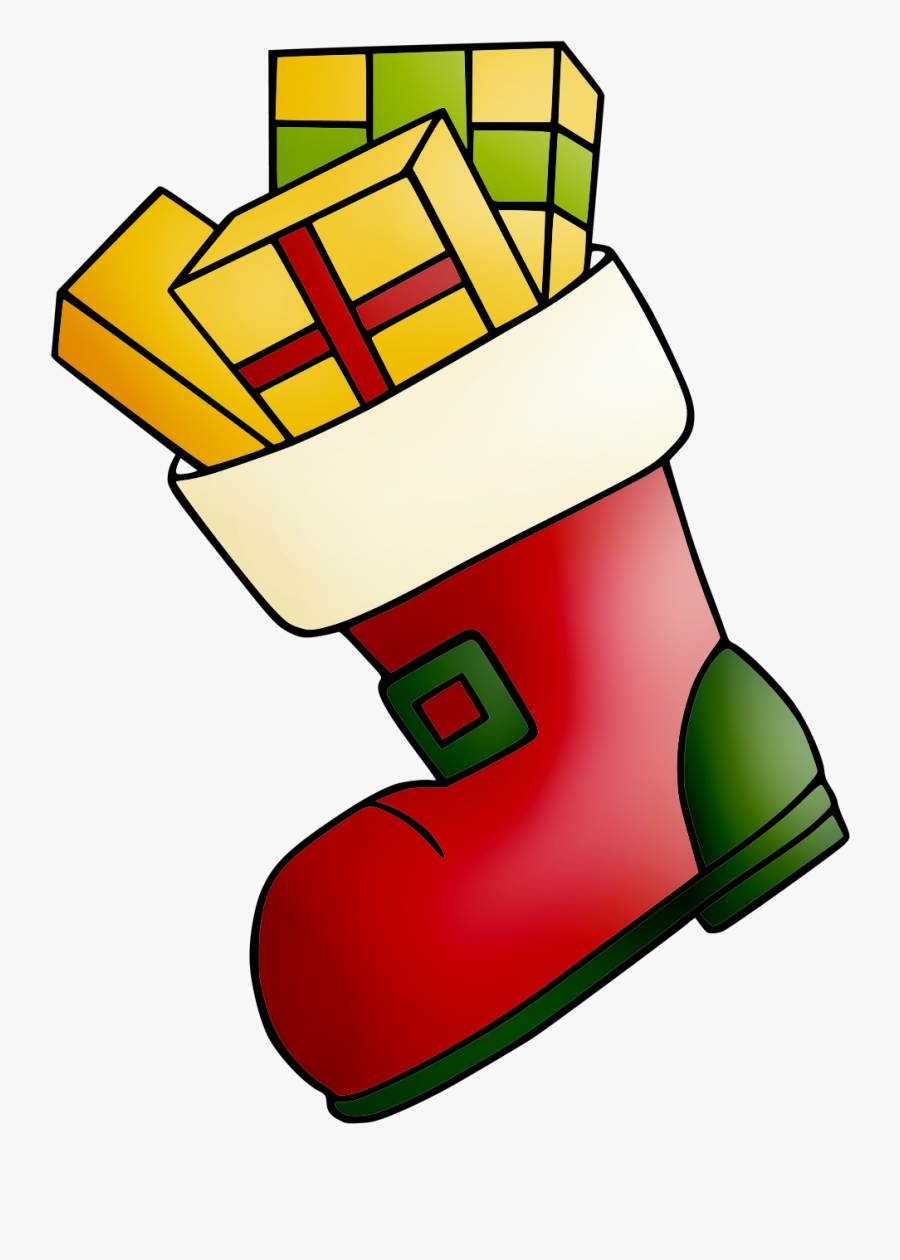 Christmas Boot With Gifts Clip Art Winter Clipart,, Transparent Clipart