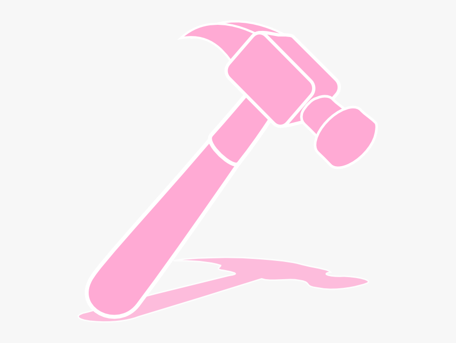 Charming Hammer Clip Art At Clker - Pink Hammer Png, Transparent Clipart