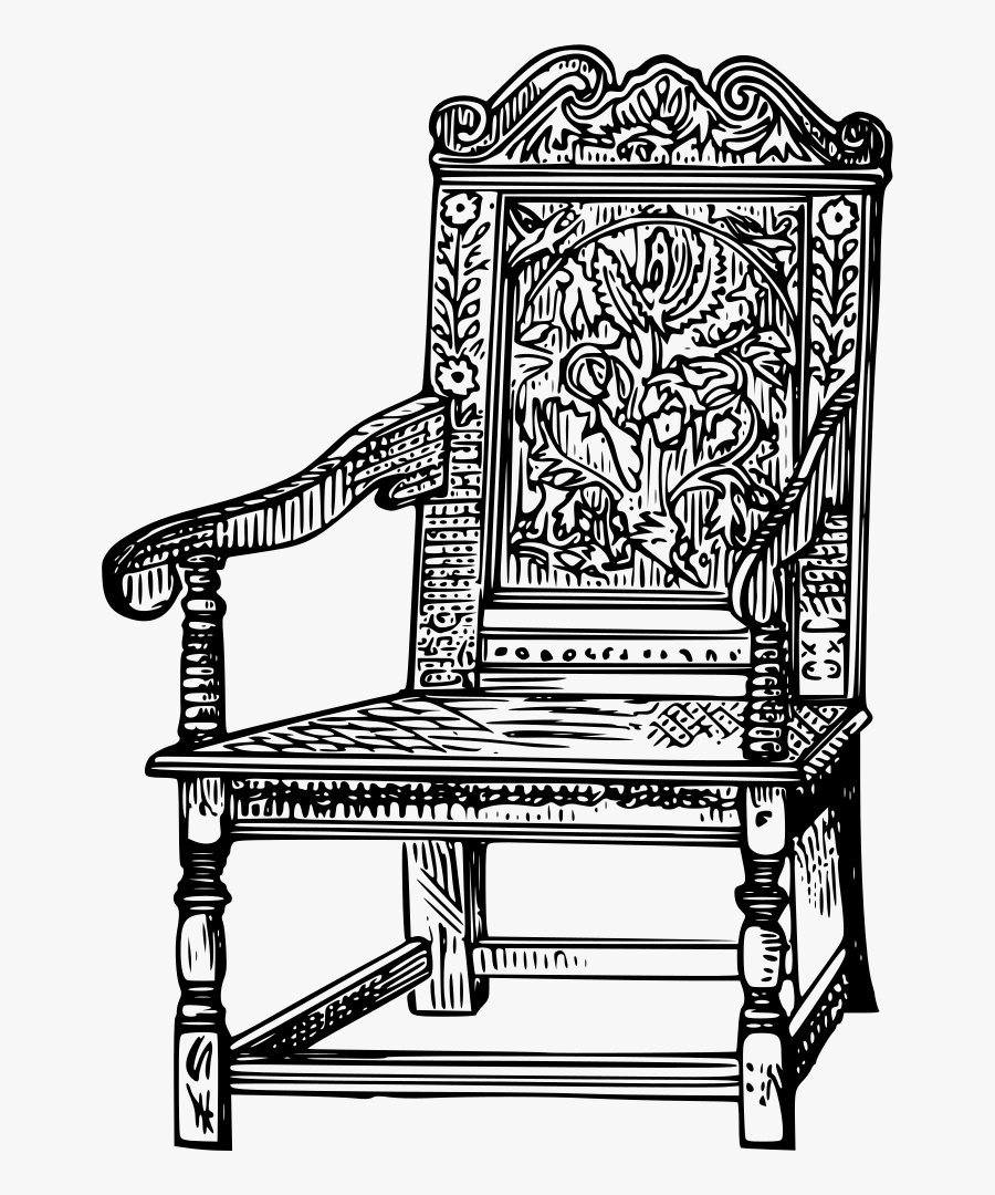 Monochrome Table, Transparent Clipart