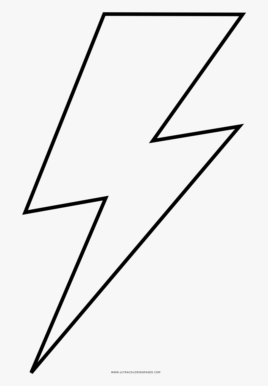 Transparent Lighting Bolt Clipart - Outline Lightning Bolt Clipart, Transparent Clipart