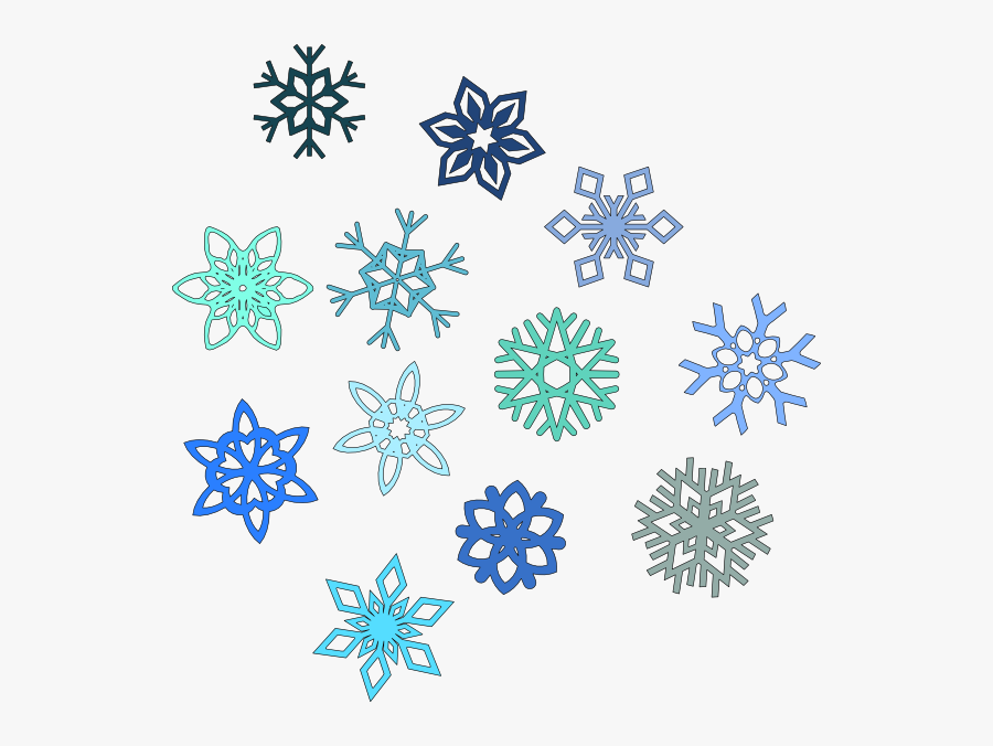 Each Snowflake Is Unique, As Represented In This Collection, Transparent Clipart