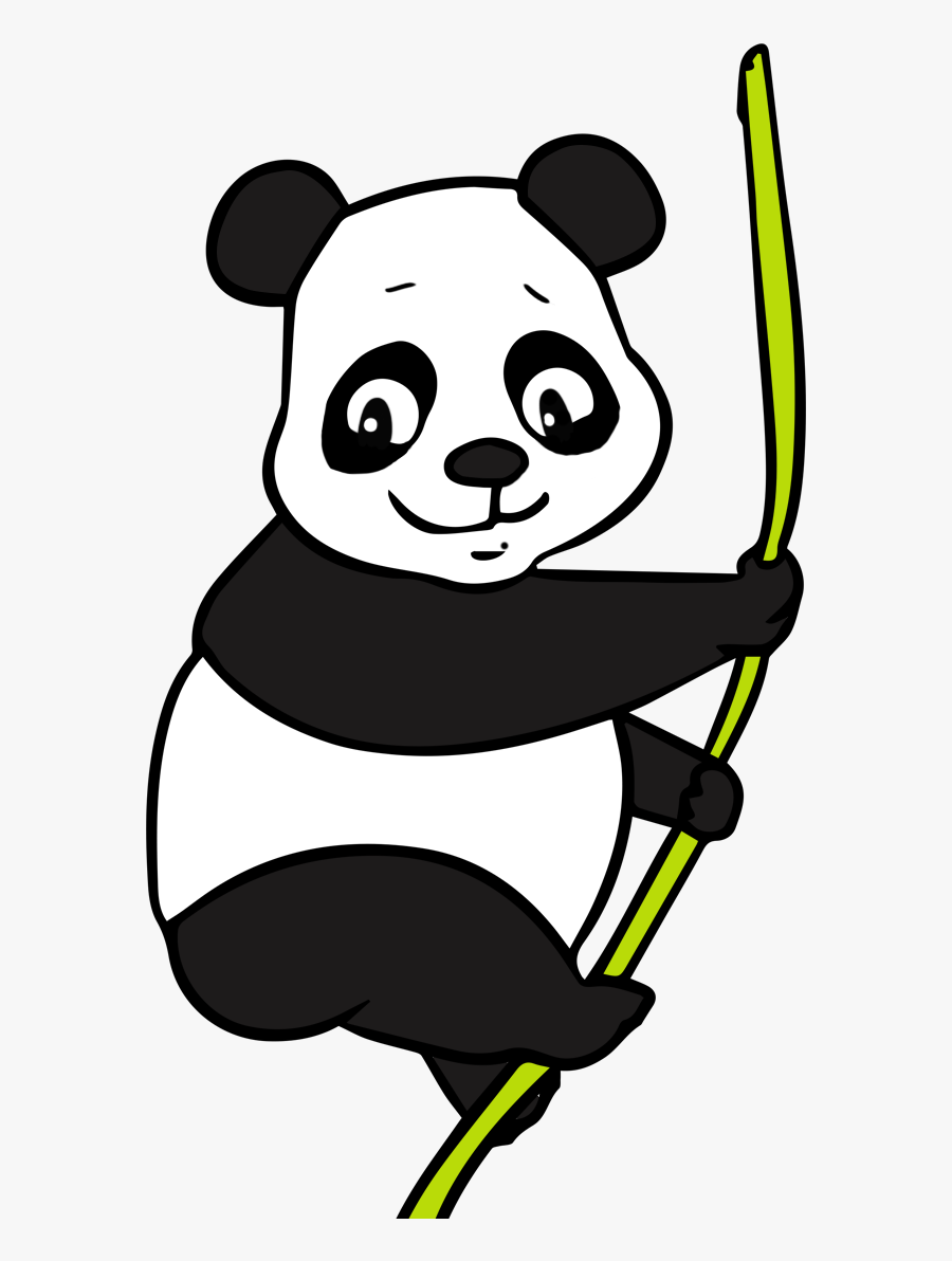 Panda - Clipart - - Clip Art Of Giant Panda, Transparent Clipart