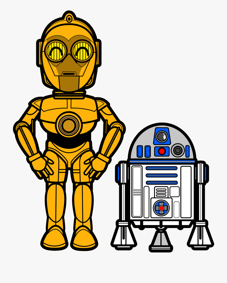 Transparent Retro Robot Clipart - C3po Clip Art, Transparent Clipart