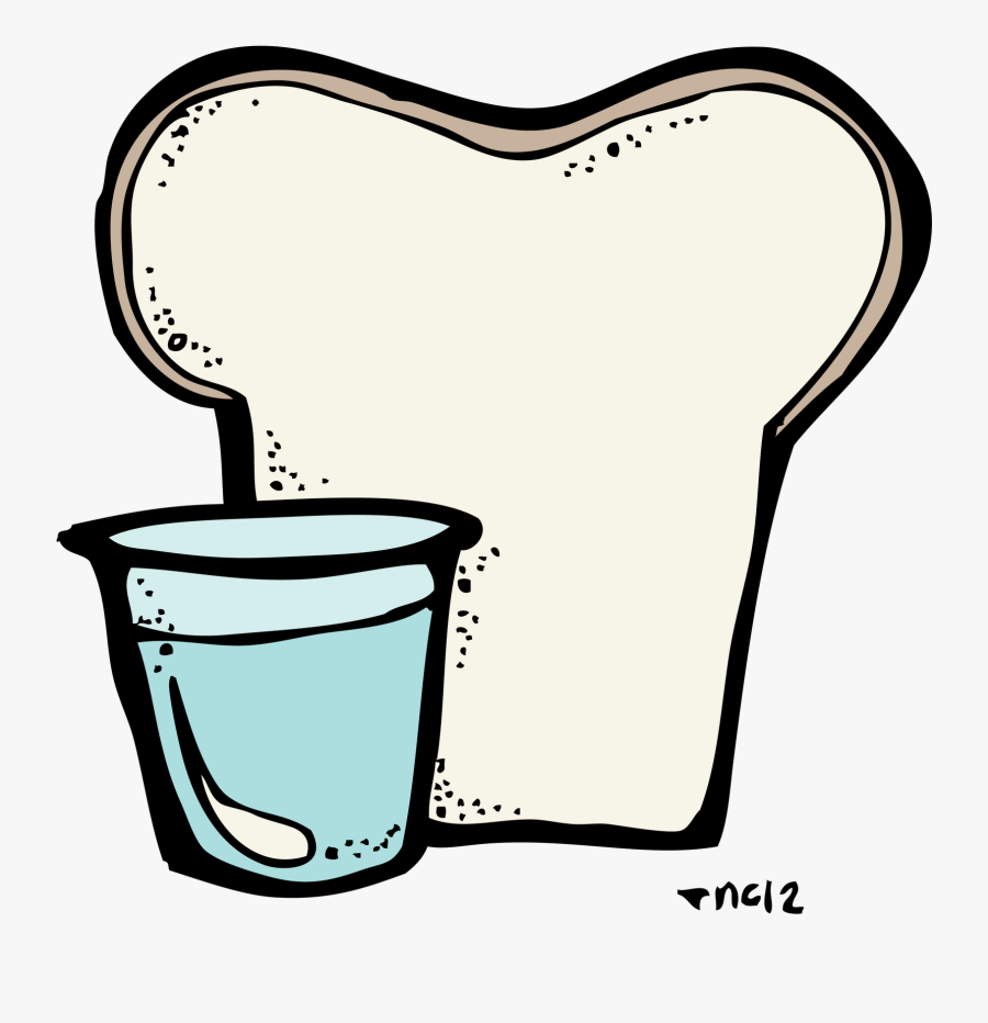 Sacrament Bread And Water, Transparent Clipart