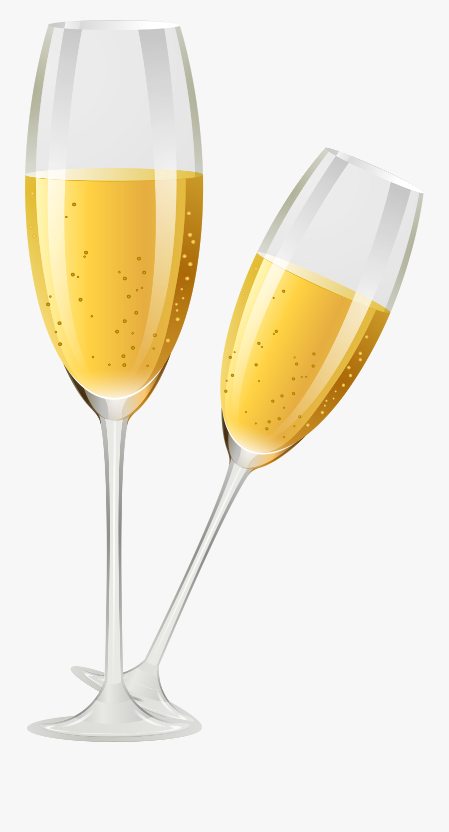 Banner Black And White Gold Champagne Glass Clipart - Champagne Glass, Transparent Clipart