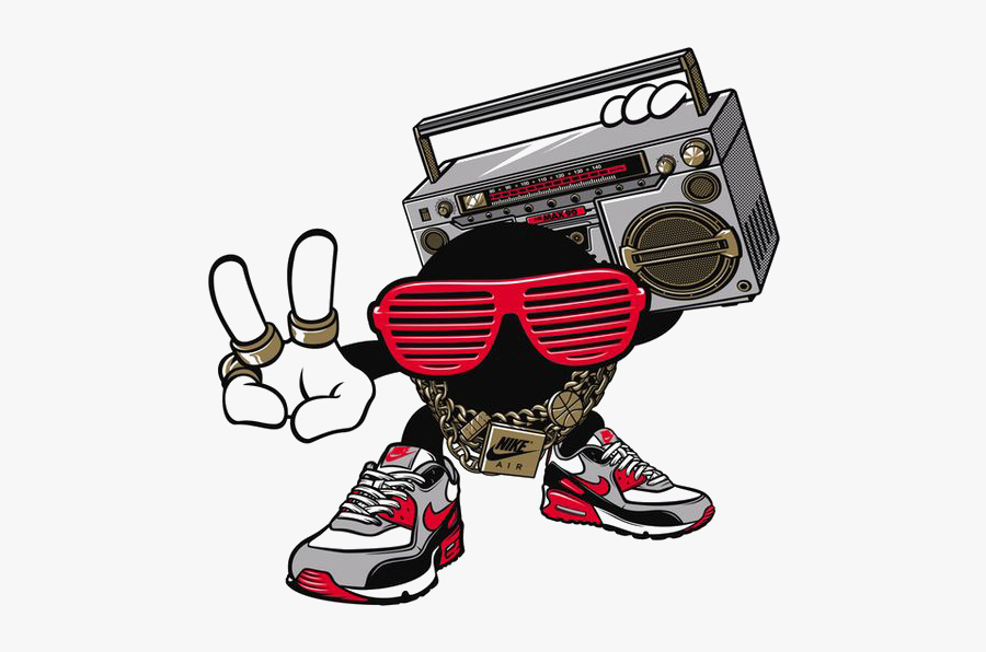 Sound Nike Illustration T-shirt Graffiti Shoe Rock - Nike Mr Bad Airs, Transparent Clipart