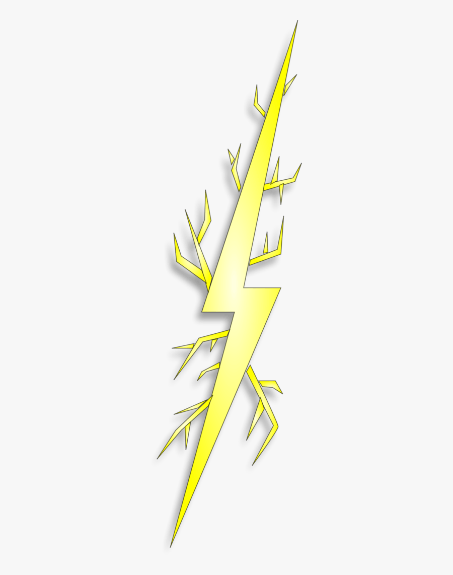Transparent Lightning Bolt Clipart Png - Yellow Lightning Bolt Transparent, Transparent Clipart