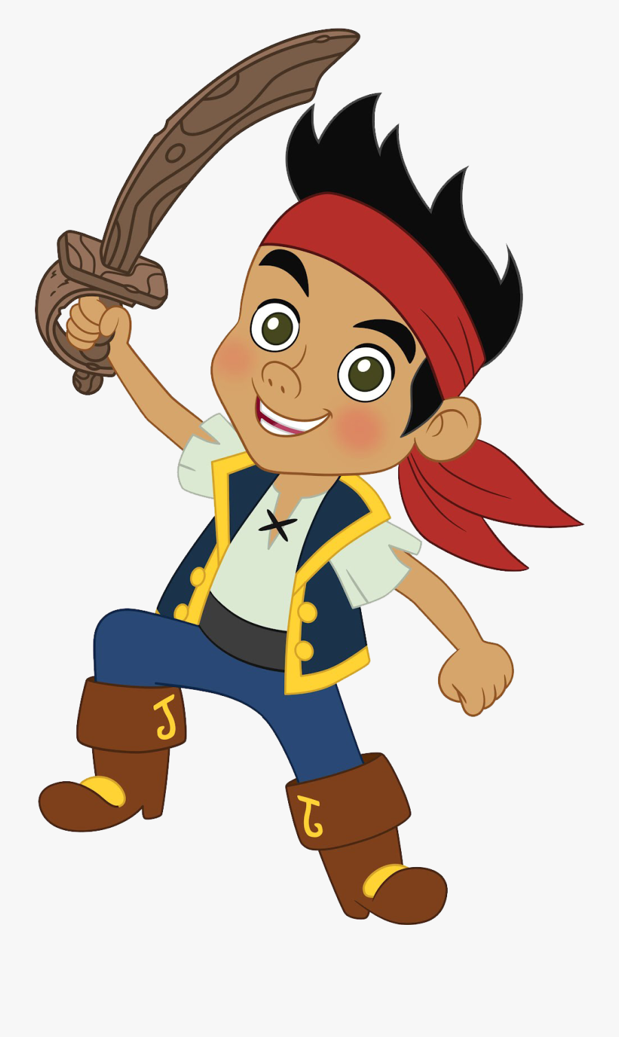 Pirate Clip Art Free - Jake And The Never Land Pirates Jake, Transparent Clipart