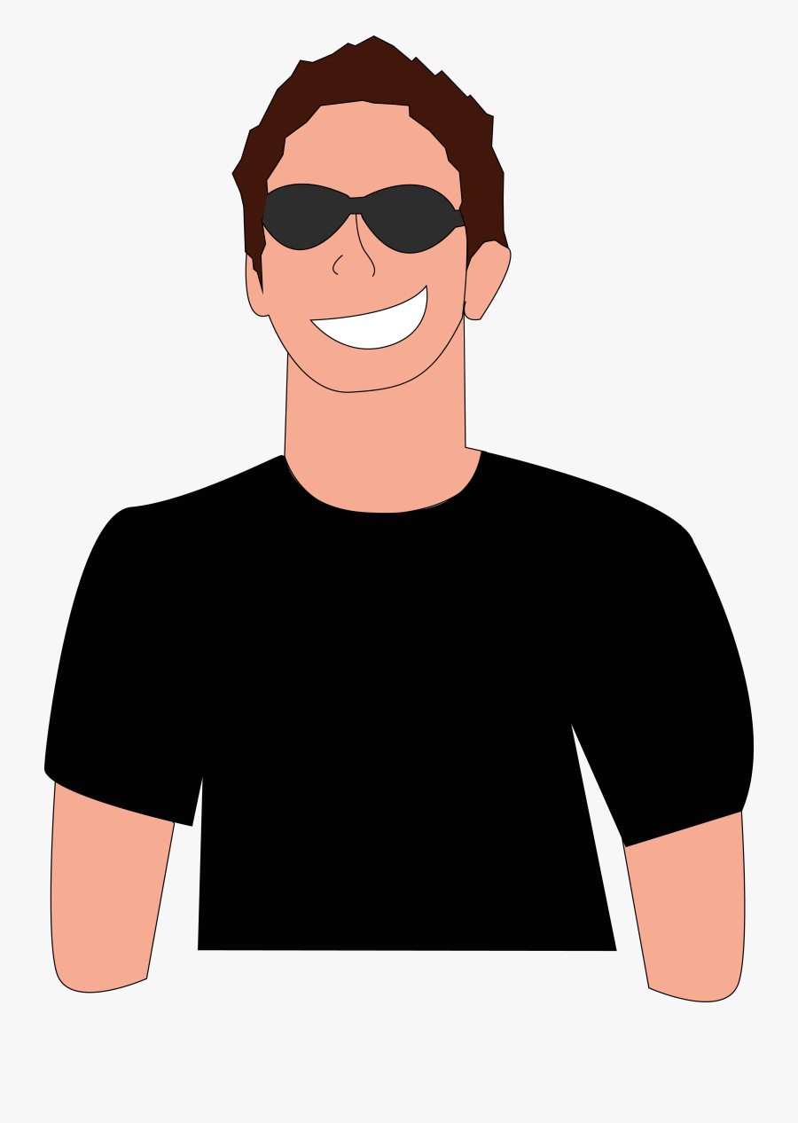 Glasses Clipart Man - Man In Sunglasses Png, Transparent Clipart