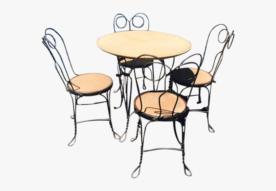 Ice Cream Parlor Chairs - Kitchen & Dining Room Table, Transparent Clipart