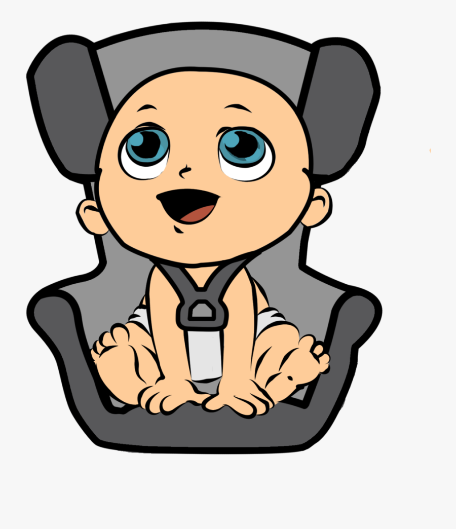 Hospital Baby Clipart - Baby In Car Seat Clip Art, Transparent Clipart