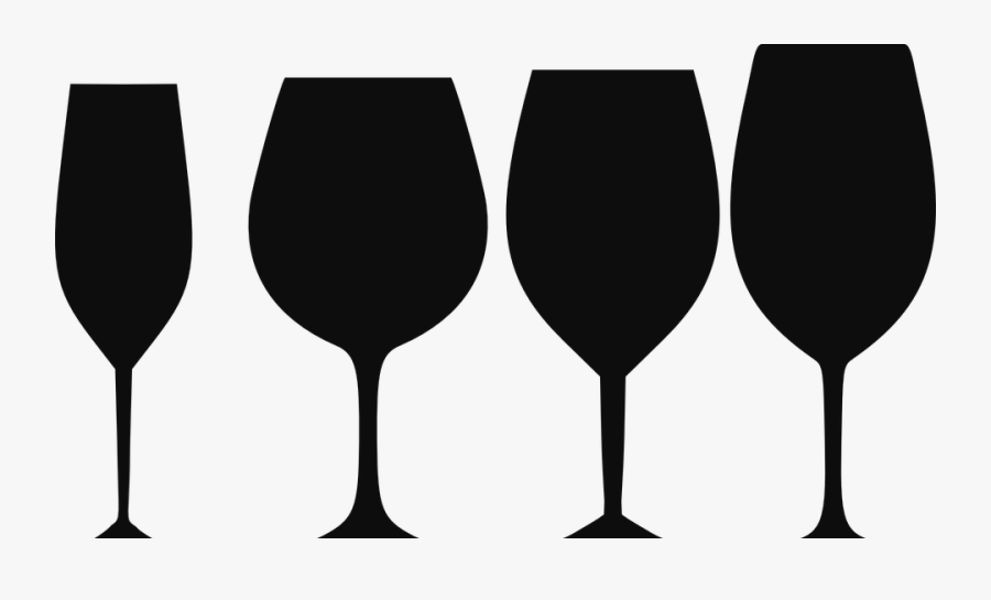 Glasses, Wine, Drink - Free Vector Wine Glass Silhouette, Transparent Clipart