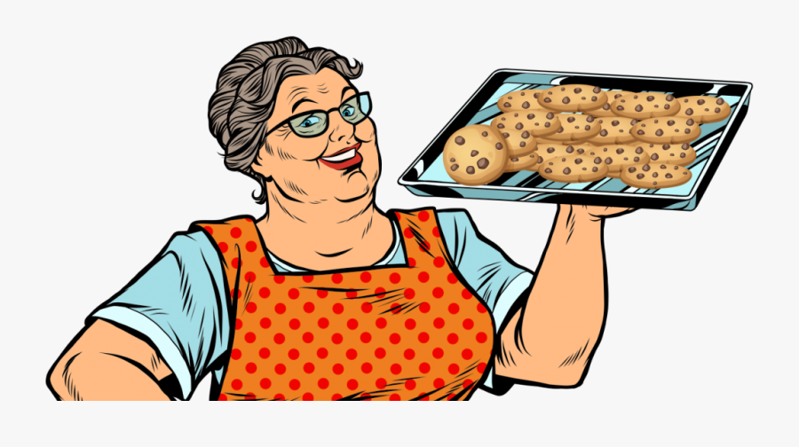 Cartoon Pumpkin Bread Clipart , Png Download - Old Woman Pop Art, Transparent Clipart