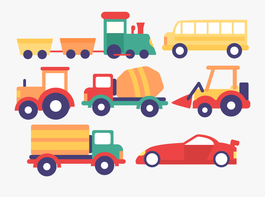 Vans Clipart Bread Truck - Toys Cars Vector Png, Transparent Clipart