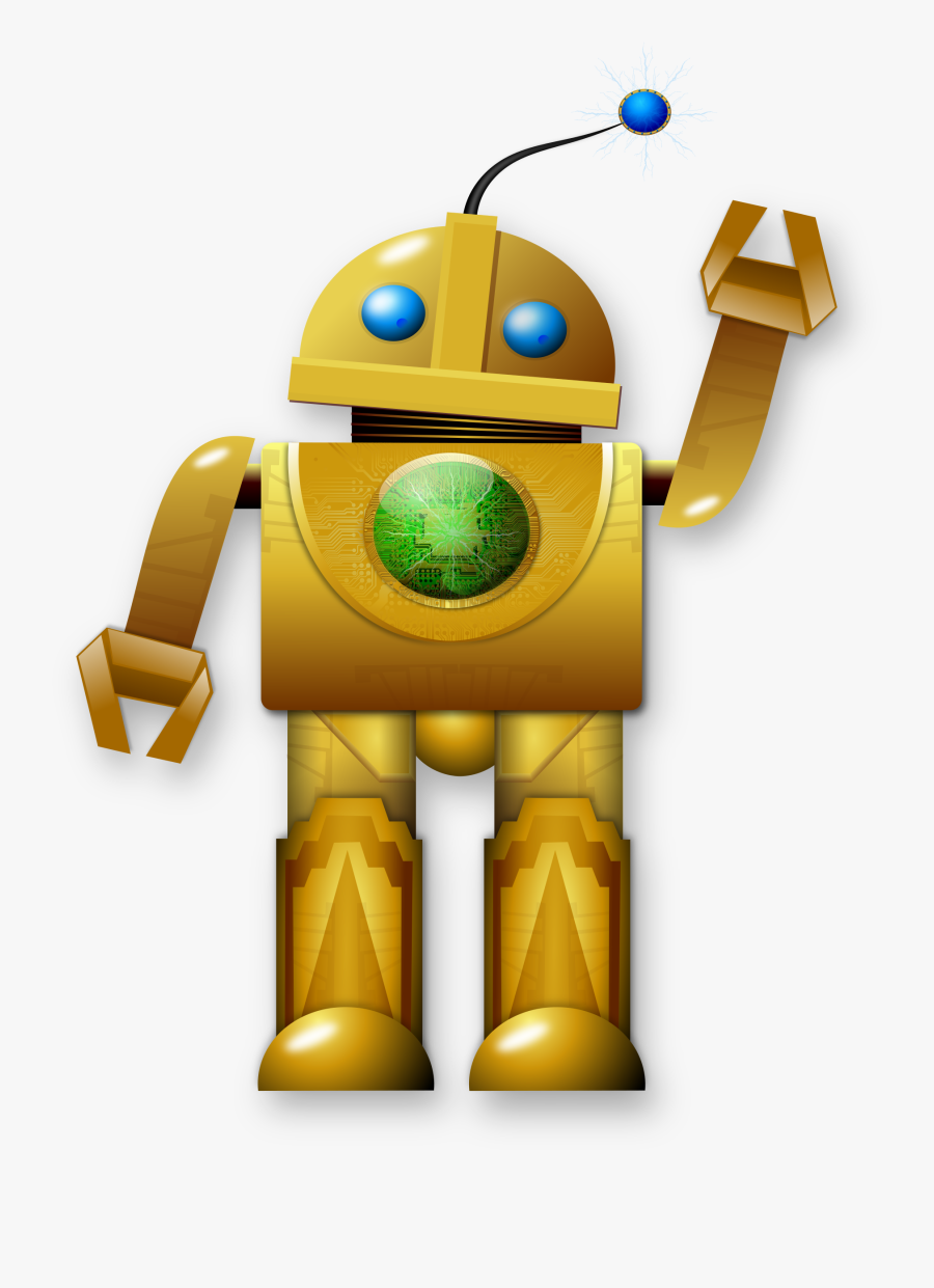 Robot Clipart Cliparts And Others Art Inspiration - Friendly Robot Cc0, Transparent Clipart