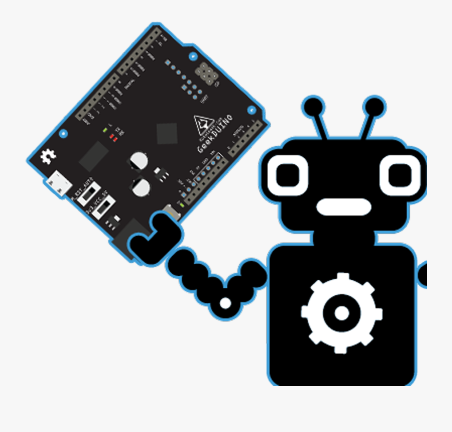 Black And White Robot Clipart , Png Download - Computer Science Transparent Background, Transparent Clipart