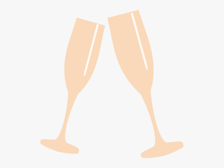 Champagne Glass Pink Clip Art At Clker - Champagne Glass Clip Art Png, Transparent Clipart