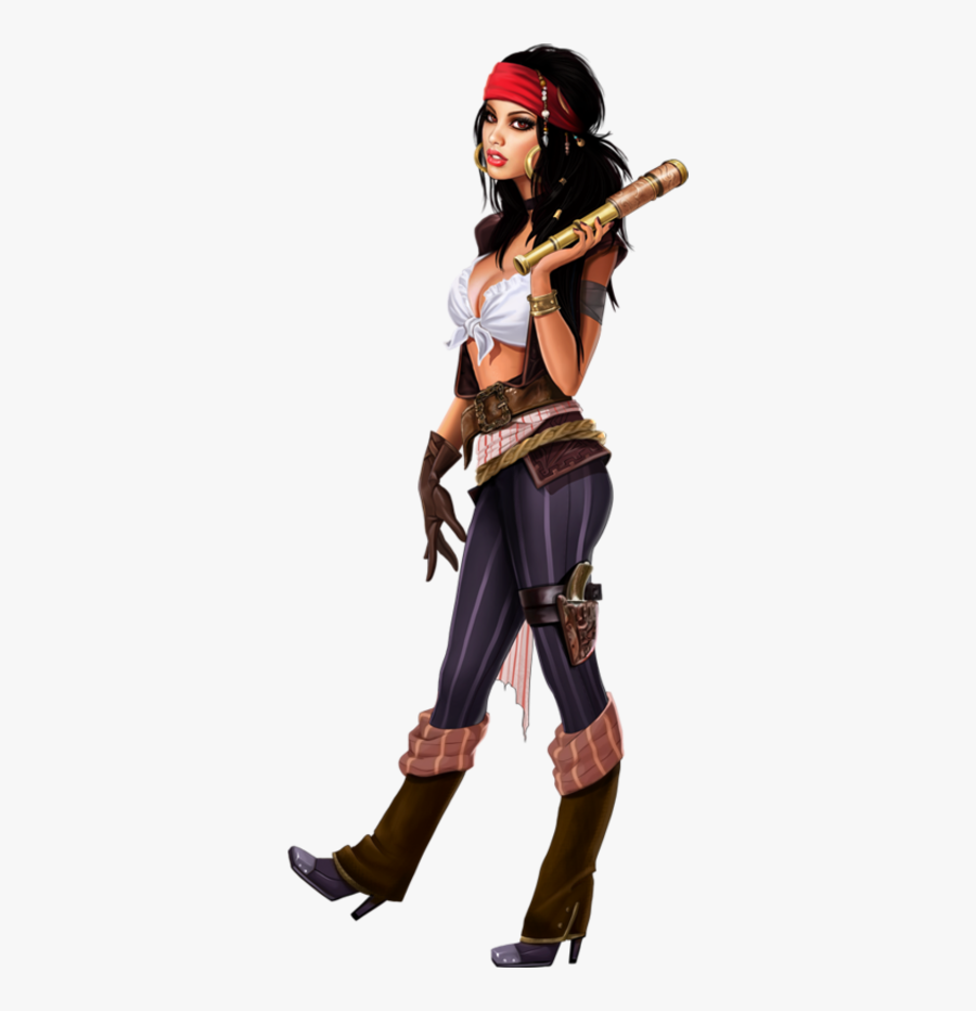 Pirate Clipart Femme, Transparent Clipart